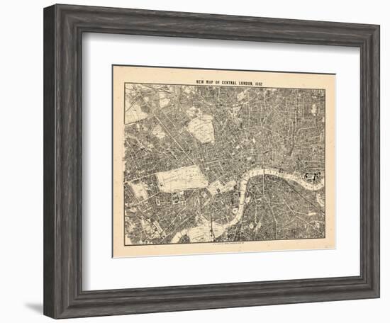 1892, Central London, United Kingdom--Framed Giclee Print