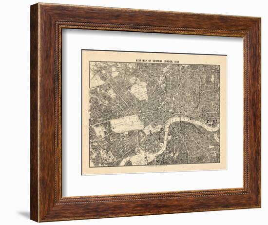 1892, Central London, United Kingdom--Framed Giclee Print