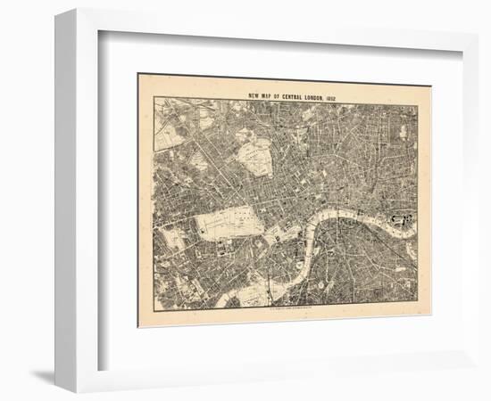 1892, Central London, United Kingdom-null-Framed Giclee Print