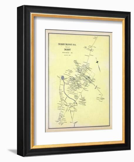 1892, Derry Depot, New Hampshire, United States-null-Framed Giclee Print