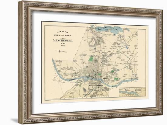 1892, Manchester 3, New Hampshire, United States-null-Framed Giclee Print