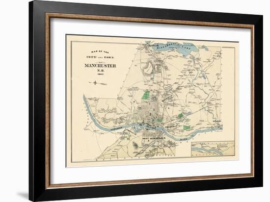 1892, Manchester 3, New Hampshire, United States-null-Framed Giclee Print