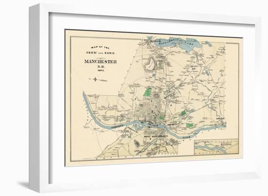 1892, Manchester 3, New Hampshire, United States-null-Framed Giclee Print