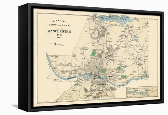 1892, Manchester 3, New Hampshire, United States-null-Framed Premier Image Canvas