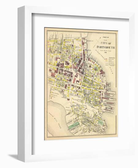 1892, Portsmouth 1, New Hampshire, United States-null-Framed Giclee Print