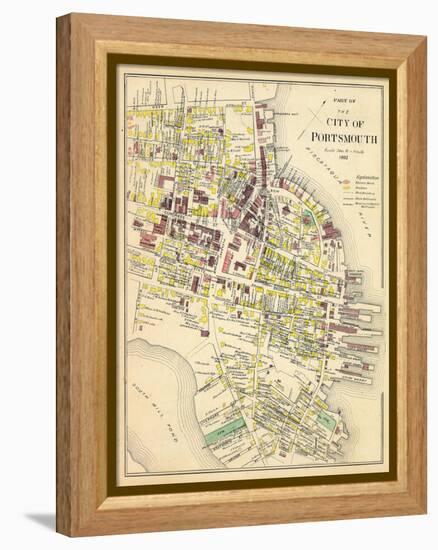 1892, Portsmouth 1, New Hampshire, United States-null-Framed Premier Image Canvas