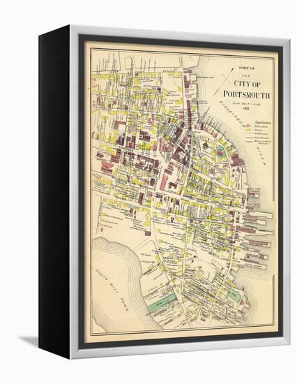 1892, Portsmouth 1, New Hampshire, United States-null-Framed Premier Image Canvas