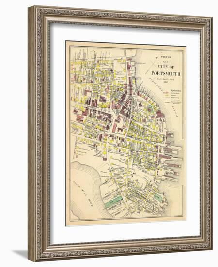 1892, Portsmouth 1, New Hampshire, United States-null-Framed Giclee Print