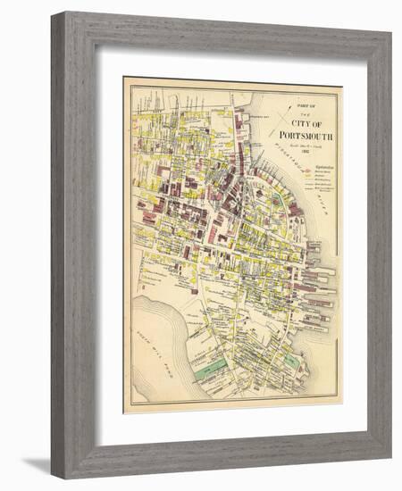 1892, Portsmouth 1, New Hampshire, United States-null-Framed Giclee Print