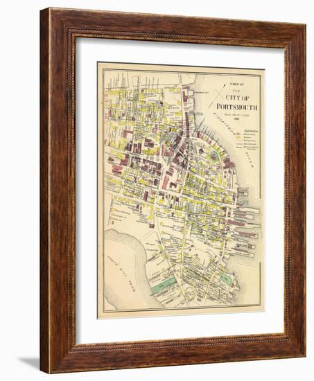 1892, Portsmouth 1, New Hampshire, United States-null-Framed Giclee Print