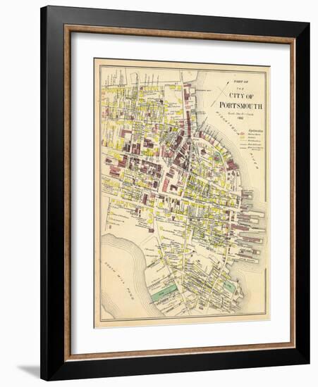 1892, Portsmouth 1, New Hampshire, United States-null-Framed Giclee Print