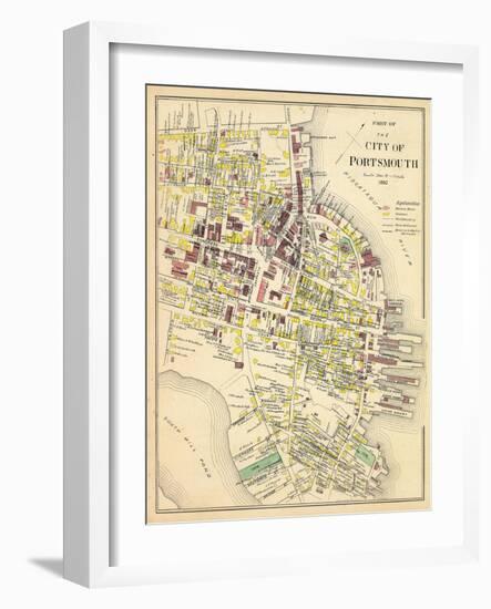 1892, Portsmouth 1, New Hampshire, United States-null-Framed Giclee Print