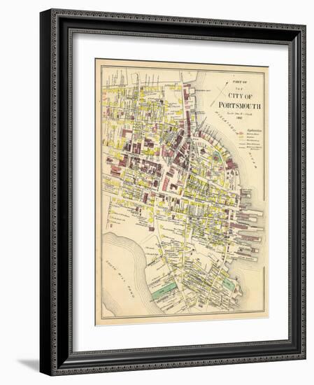 1892, Portsmouth 1, New Hampshire, United States-null-Framed Giclee Print