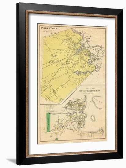 1892, Portsmouth, New Hampshire, United States-null-Framed Giclee Print