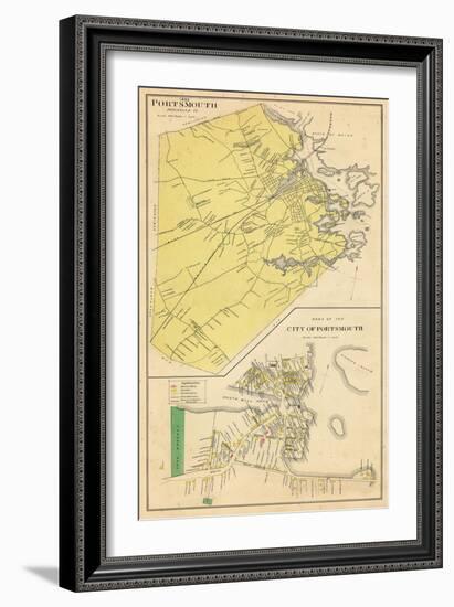 1892, Portsmouth, New Hampshire, United States-null-Framed Giclee Print