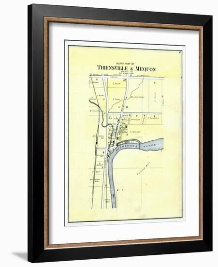 1892, Thiensville and Mequon - North, Wisconsin, United States-null-Framed Giclee Print