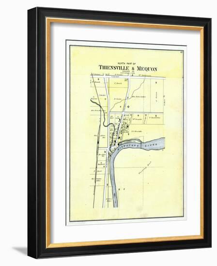 1892, Thiensville and Mequon - North, Wisconsin, United States-null-Framed Giclee Print