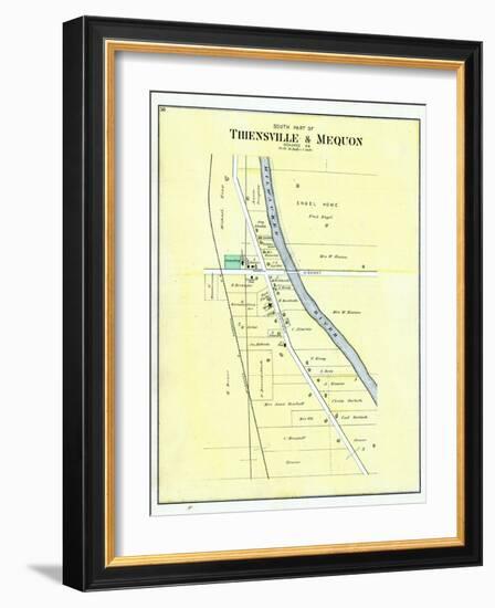 1892, Thiensville and Mequon - South, Wisconsin, United States-null-Framed Giclee Print