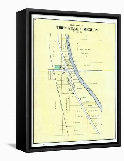 1892, Thiensville and Mequon - South, Wisconsin, United States-null-Framed Premier Image Canvas