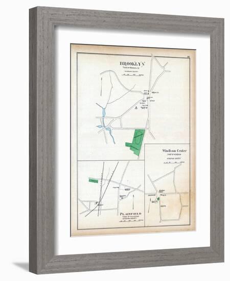 1893, Brooklyn, Plainfield, Windham Center, Connecticut, United States-null-Framed Giclee Print