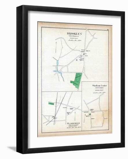 1893, Brooklyn, Plainfield, Windham Center, Connecticut, United States-null-Framed Giclee Print