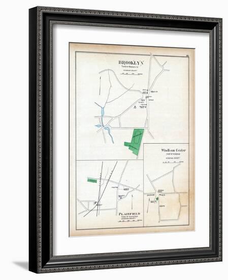 1893, Brooklyn, Plainfield, Windham Center, Connecticut, United States-null-Framed Giclee Print