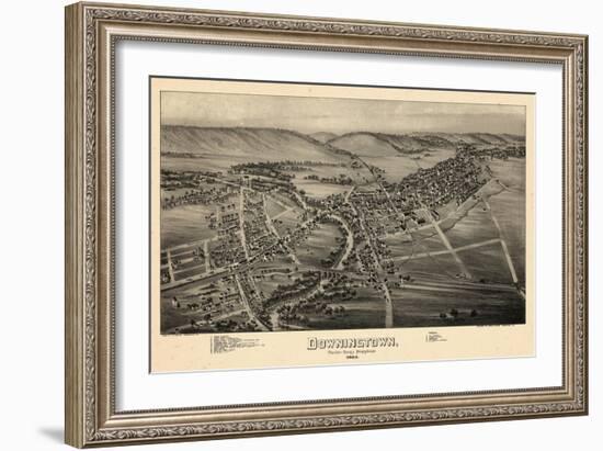 1893, Downingtown, Pennsylvania, United States-null-Framed Giclee Print