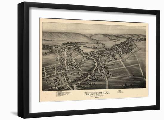 1893, Downingtown, Pennsylvania, United States-null-Framed Giclee Print