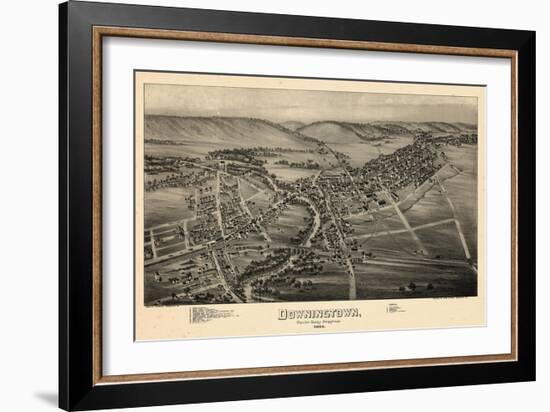 1893, Downingtown, Pennsylvania, United States-null-Framed Giclee Print