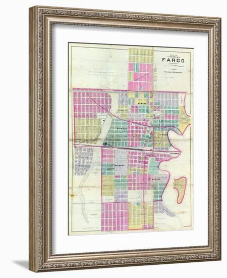 1893, Fargo, North Dakota, United States-null-Framed Giclee Print