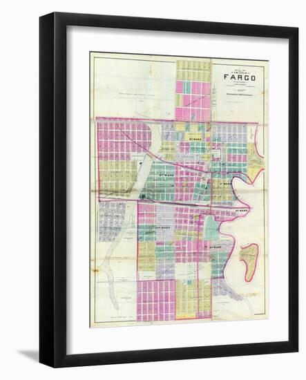 1893, Fargo, North Dakota, United States-null-Framed Giclee Print