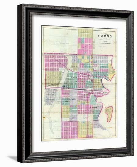 1893, Fargo, North Dakota, United States-null-Framed Giclee Print