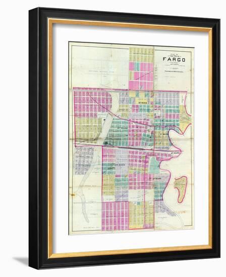 1893, Fargo, North Dakota, United States-null-Framed Giclee Print