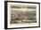 1893, Newtown, Bird's Eye View, Pennsylvania, United States-null-Framed Giclee Print