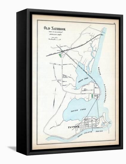 1893, Old Saybrook, Connecticut, United States-null-Framed Premier Image Canvas
