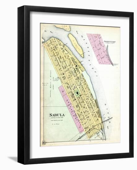 1893, Sabula, Iowa, United States-null-Framed Giclee Print