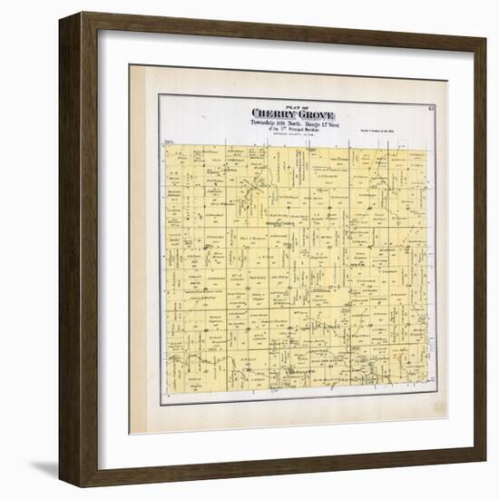 1894, Cherry Grove Township, Fair Point, Spring Creek, Ayr, Zumbro River, Minnesota, United States-null-Framed Giclee Print