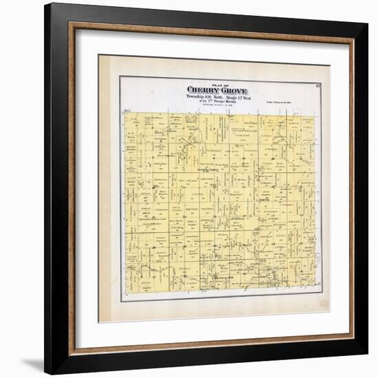 1894, Cherry Grove Township, Fair Point, Spring Creek, Ayr, Zumbro River, Minnesota, United States-null-Framed Giclee Print