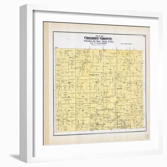 1894, Cherry Grove Township, Fair Point, Spring Creek, Ayr, Zumbro River, Minnesota, United States-null-Framed Giclee Print