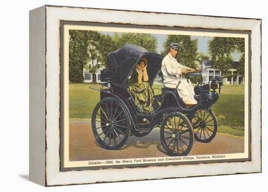 1894 Daimler, Greenfield Village, Dearborn, Michigan-null-Framed Stretched Canvas