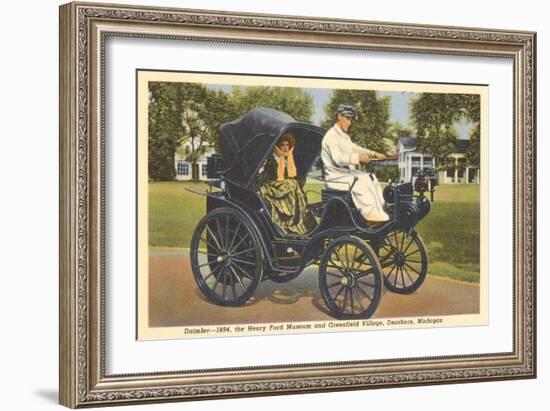 1894 Daimler, Greenfield Village, Dearborn, Michigan--Framed Art Print