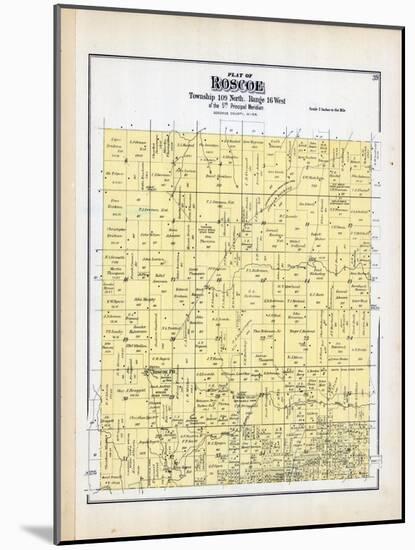 1894, Roscoe Township, Zumbro River, Minnesota, United States-null-Mounted Giclee Print