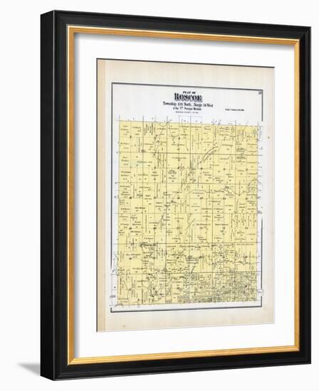 1894, Roscoe Township, Zumbro River, Minnesota, United States-null-Framed Giclee Print