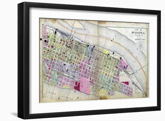 1894, Winona - Northeast, Minnesota, United States-null-Framed Giclee Print