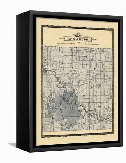 1895, Ann Arbor Township, Michigan, United States-null-Framed Premier Image Canvas