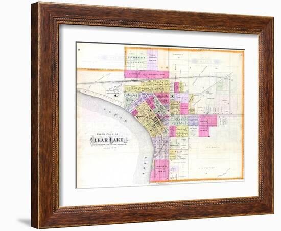 1895, Clear Lake - North, Iowa, United States-null-Framed Giclee Print