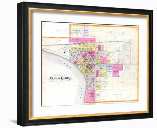 1895, Clear Lake - North, Iowa, United States-null-Framed Giclee Print