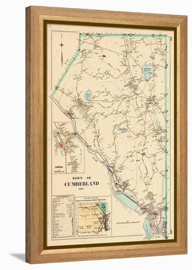 1895, Cumberland Town, Rhode Island, United States-null-Framed Premier Image Canvas