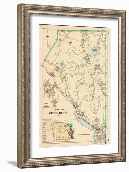 1895, Cumberland Town, Rhode Island, United States-null-Framed Giclee Print