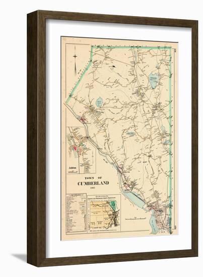 1895, Cumberland Town, Rhode Island, United States-null-Framed Giclee Print